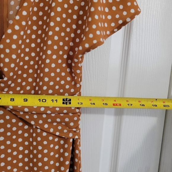 Leith Romper Size Small Rustic Orange Short Sleeve Beachy Summer Ready - Picture 11 of 11